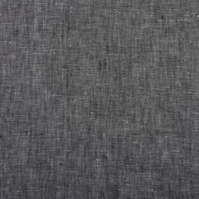 120" Black Sarasota Linen Fabric image 2 of 2