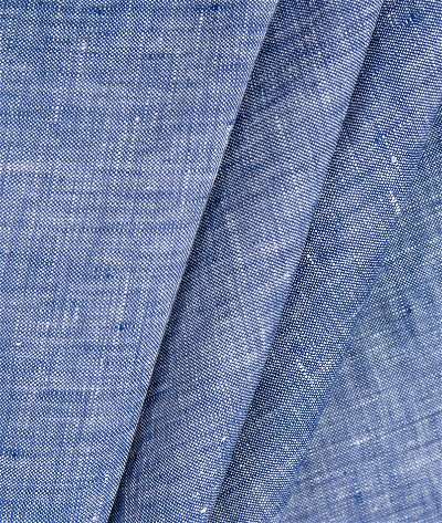 120 inch New Indigo Sarasota Linen Fabric