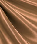 Mocha Cotton Rayon Baronet Satin Fabric