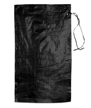 14 × 26重型聚丙烯沙袋-黑色