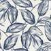 Seabrook Designs Beckett Sketched Leaves Blueberry Hill Wallpaper