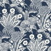Seabrook Designs Suvi Palm Grove Nautical Blue Wallpaper
