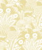 Seabrook Designs Suvi Palm Grove Butter Wallpaper