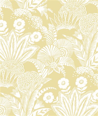 Seabrook Designs Suvi Palm Grove Butter Wallpaper