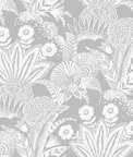 Seabrook Designs Suvi Palm Grove Bluish Gray Wallpaper
