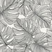 Seabrook Designs Tarra Monstera Leaf Contrasto Wallpaper