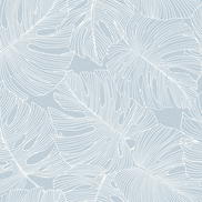 Seabrook Designs Tarra Monstera Leaf Early Sky Wallpaper