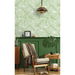Seabrook Designs Tarra Monstera Leaf Hill Green Wallpaper thumbnail image 2 of 3
