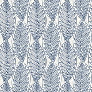 Seabrook Designs Kira Leaf Husk Blue Suede Wallpaper