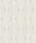 Seabrook Designs Kira Leaf Husk Pebble Wallpaper