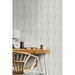 Seabrook Designs Kira Leaf Husk Harbor Grey Wallpaper thumbnail image 2 of 3