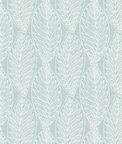 Seabrook Designs Kira Leaf Husk Cape Blue Wallpaper