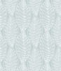 Seabrook Designs Kira Leaf Husk Cape Blue Wallpaper