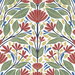 Seabrook Designs Carmela Folk Floral Primaries Wallpaper