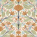 Seabrook Designs Carmela Folk Floral Summer Ends Wallpaper