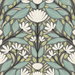 Seabrook Designs Carmela Folk Floral Spirit Grey Wallpaper