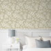 Seabrook Designs Juno Island Floral Saddle Tan Wallpaper thumbnail image 2 of 3