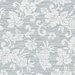 Seabrook Designs Juno Island Floral Fantasy Blue Wallpaper