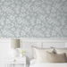 Seabrook Designs Juno Island Floral Fantasy Blue Wallpaper thumbnail image 2 of 3