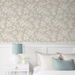 Seabrook Designs Juno Island Floral Balanced Beige Wallpaper thumbnail image 2 of 3