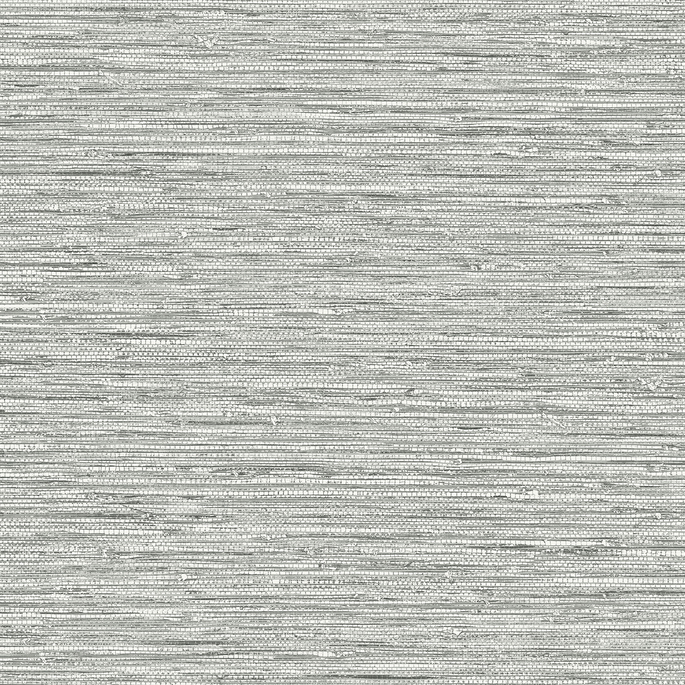 Seabrook Designs Isla Faux Jute Half Moon Grey Wallpaper image 1 of 3