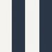 Seabrook Designs Dylan Striped Stringcloth Captin Blue Wallpaper