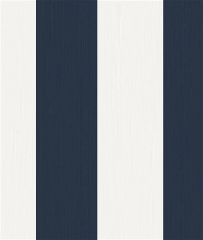 Seabrook Designs Dylan Striped Stringcloth Captin Blue Wallpaper