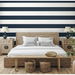 Seabrook Designs Dylan Striped Stringcloth Captin Blue Wallpaper thumbnail image 2 of 4