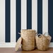 Seabrook Designs Dylan Striped Stringcloth Captin Blue Wallpaper thumbnail image 3 of 4