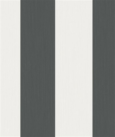 Seabrook Designs Dylan Striped Stringcloth Deep Grey Wallpaper