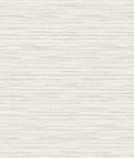 Seabrook Designs Skye Wave Stringcloth Barley White Wallpaper