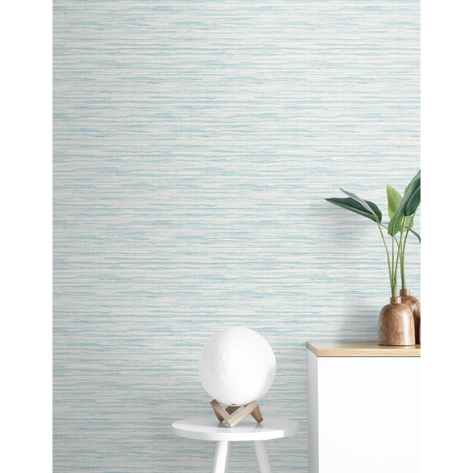 Seabrook Designs Skye Wave Stringcloth Morning Surf Wallpaper image 2 of 3