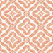 Seabrook Designs Talia Botanical Medallion Salmon Wallpaper thumbnail image 1 of 3