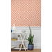 Seabrook Designs Talia Botanical Medallion Salmon Wallpaper thumbnail image 2 of 3