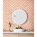Seabrook Designs Talia Botanical Medallion Salmon Wallpaper thumbnail image 3 of 3