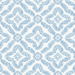 Seabrook Designs Talia Botanical Medallion Breezy Blue Wallpaper thumbnail image 1 of 3