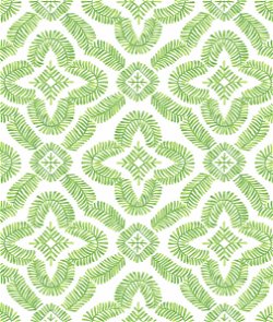 Seabrook Designs Talia Botanical Medallion Kiwi Green Wallpaper
