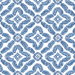 Seabrook Designs Talia Botanical Medallion Cottage Blue Wallpaper