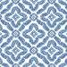 Seabrook Designs Talia Botanical Medallion Cottage Blue Wallpaper thumbnail image 1 of 3