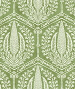 Seabrook Designs Cyrus Harvest Courtyard Green Wallpaper