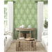 Seabrook Designs Cyrus Harvest Courtyard Green Wallpaper thumbnail image 2 of 3