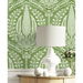 Seabrook Designs Cyrus Harvest Courtyard Green Wallpaper thumbnail image 3 of 3