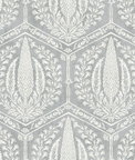 Seabrook Designs Cyrus Harvest Horizon Grey Wallpaper