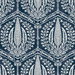 Seabrook Designs Cyrus Harvest Rich Navy Wallpaper