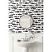 Seabrook Designs Bay Fish Black &amp; White Wallpaper thumbnail image 2 of 2