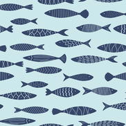 Seabrook Designs Bay Fish Bahama Wallpaper