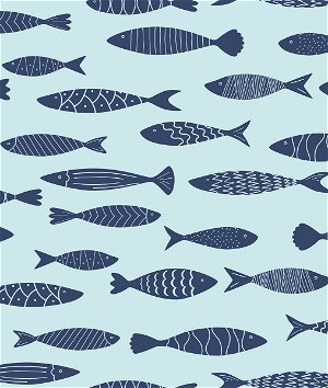 Seabrook Designs Bay Fish Bahama Wallpaper