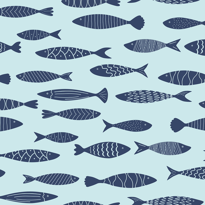 Seabrook Designs Bay Fish Bahama Wallpaper image 1 of 3