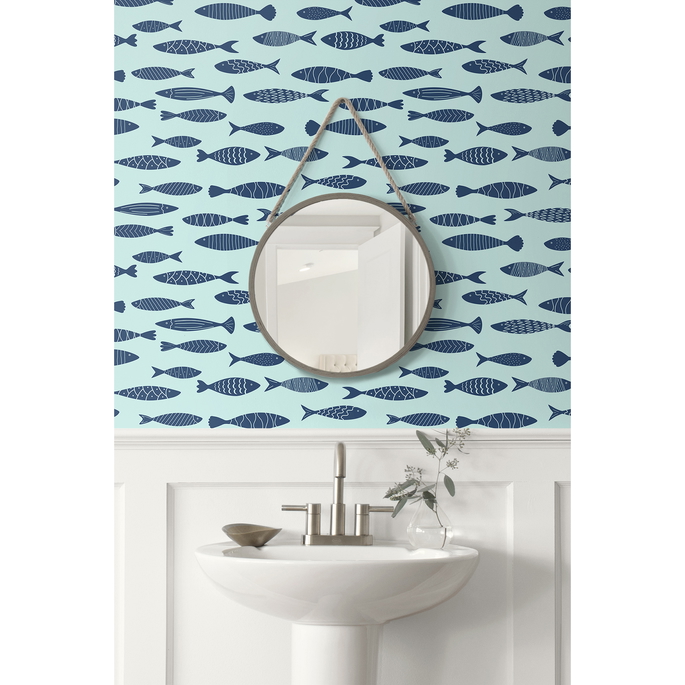 Seabrook Designs Bay Fish Bahama Wallpaper image 2 of 3