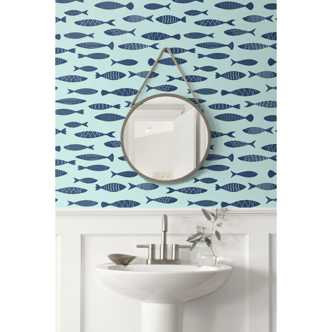 Seabrook Designs Bay Fish Bahama Wallpaper image 2 of 3